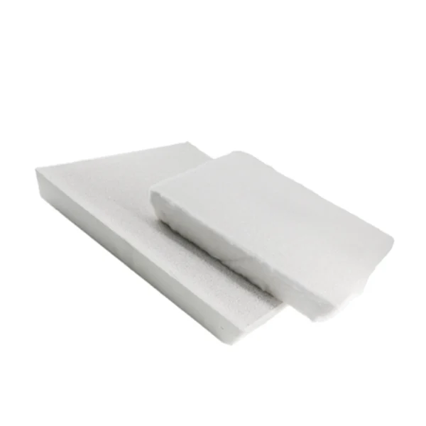 Ceramic Fiber Filter is a high-efficiency filtration product made from alumina-silica ceramic fibers, designed to removeimpurities and inclusions from molten metals. it offers excellent thermal shock resistance, low thermal conductivity, andhigh mechanical strength at elevated temperatures. Widely used in the casting of steel, iron, and non-ferrous alloysceramic fiber filters help improve metal purity, enhance casting quality, and reduce defects in foundry and metallurgicaprocesses.