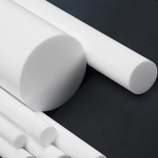 PTFE rod is a premium-grade fluoropolymer known for its outstanding chemical resistance, low friction, and excellentthermal stability. With a wide operating temperature range (-200'C to +260'C), it is ideal for seals, bearings, insulatorsand chemical processing components. its non-stick, electrically insulating, and ultra-smooth properties make it perfectfor demanding applications in aerospace, automotive, food processing, and semiconductor industries.