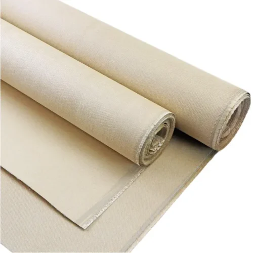Vermiculite coated fiberglass fabric is a high-performance fireproofing material designed for thermal insulationand passive fire protection in construction and industrial applications. The expanded vermiculite coating providesexceptional heat resistance and low thermal conductivity while maintaining the fabric's flexibility for easy installation.