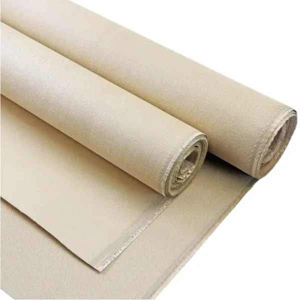 Vermiculite coated fiberglass fabric is a high-performance fireproofing material designed for thermal insulationand passive fire protection in construction and industrial applications. The expanded vermiculite coating providesexceptional heat resistance and low thermal conductivity while maintaining the fabric's flexibility for easy installation.